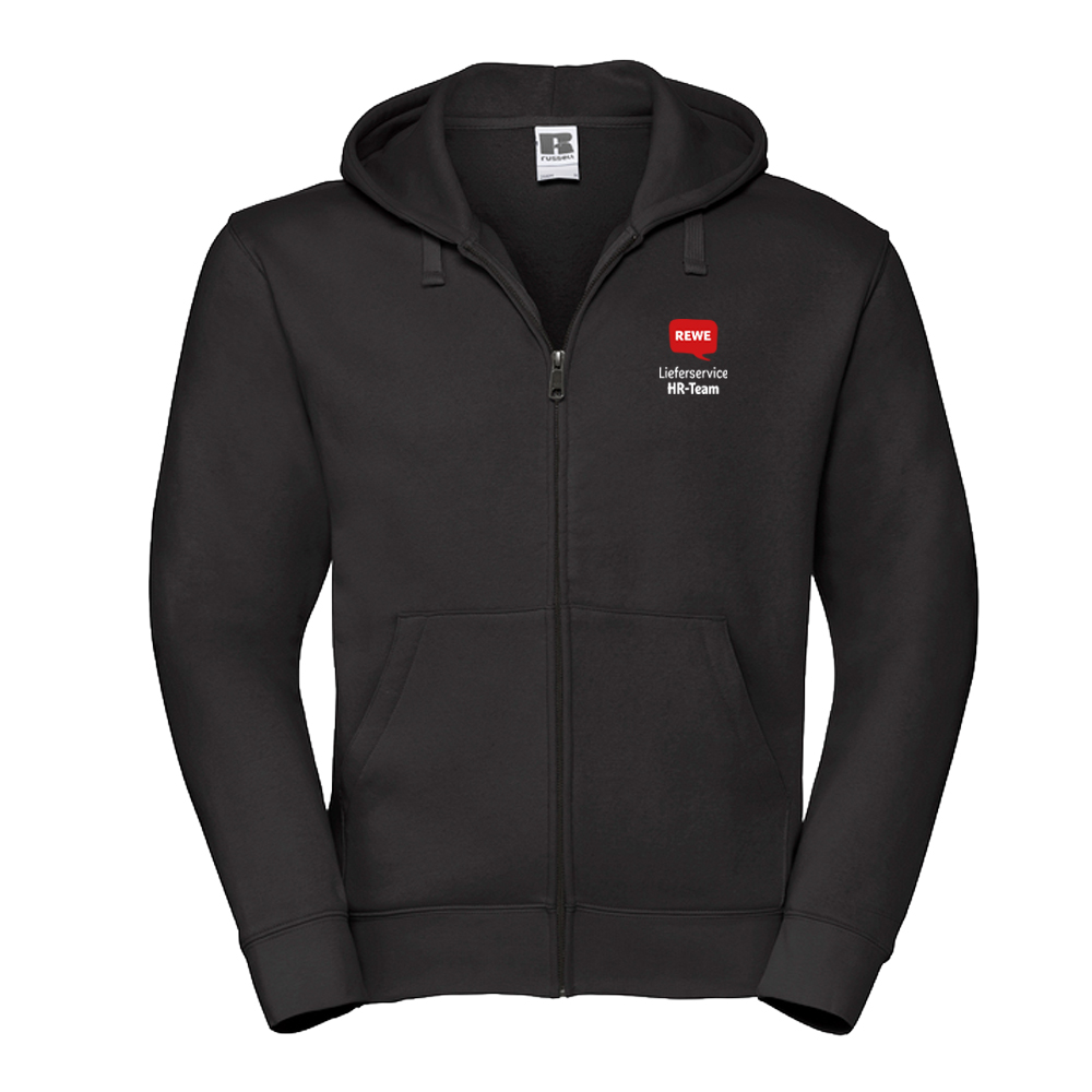 Russel Hoodyjacke 266M schwarz XXL Lieferservice HR Team