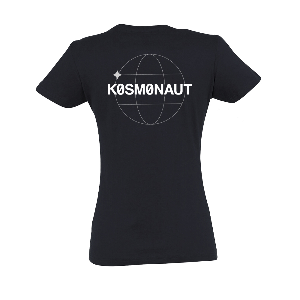 Kosmonaut Damen T-Shirt Schwarz L
