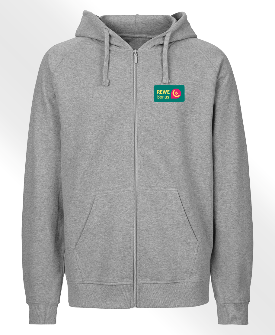 REWE Bonus Ambassador Zip Hoodyjacke Grau