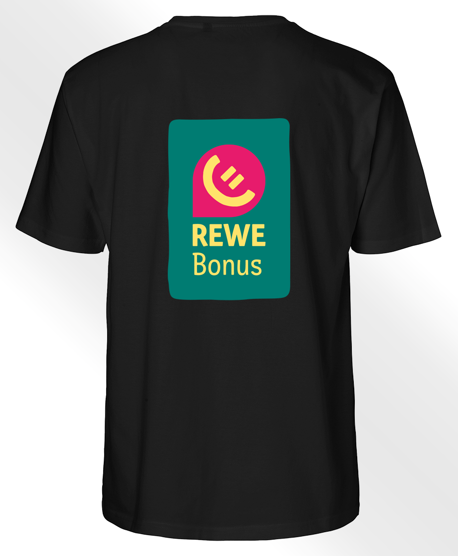 REWE Bonus T-Shirt Schwarz M